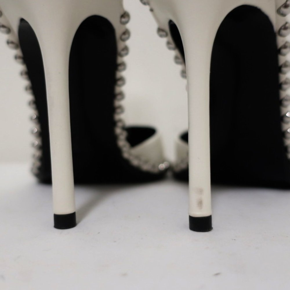 Alexander Wang Rina Pumps White Studded Size 35 - Picture 9 of 12